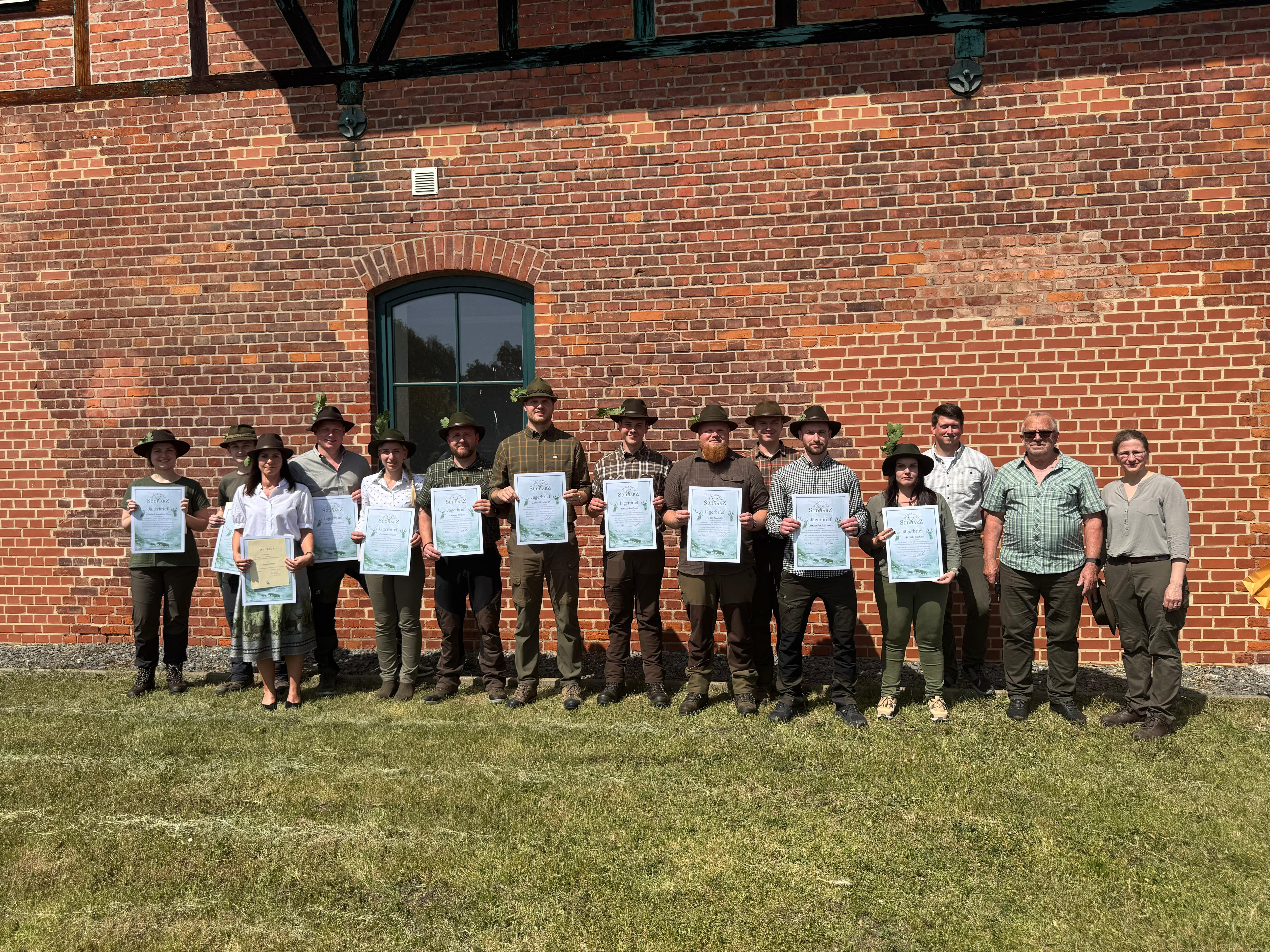 Abschlussfoto der Jagdschüler